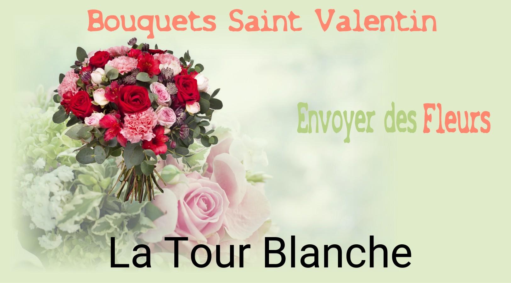 Roses de Saint-Valentin livrées à La Tour-Blanche